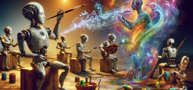 Killer Robots? Meet the Lovable AI Artists of Tomorrow! jqhaatqtsx